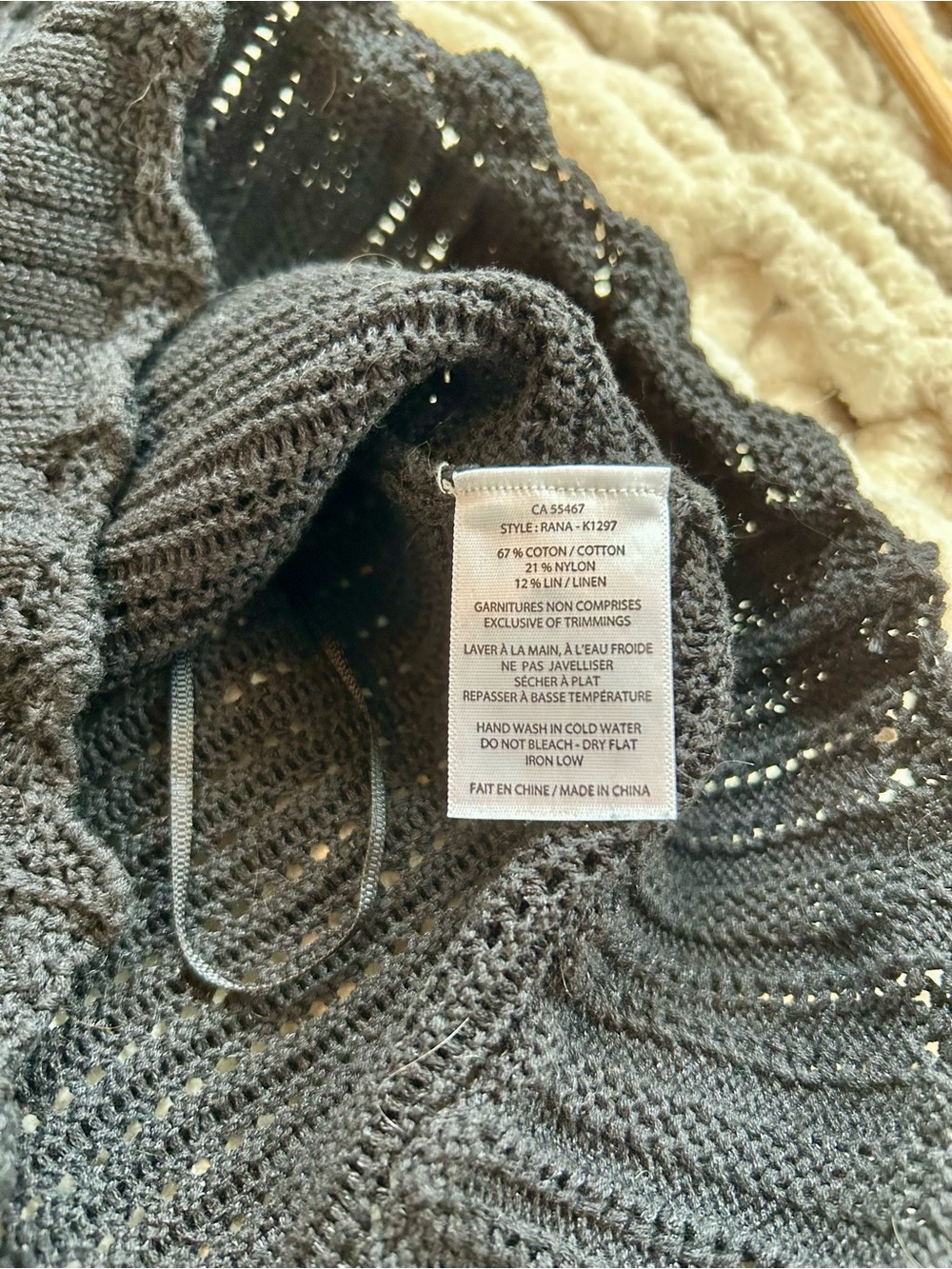 🖤 Melissa Nepton Rana Ruffle Knit Top - Picture 5 of 7